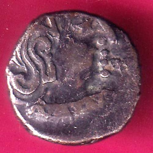 Ancient india gupta dynasty king portrait RARE SILVER COIN:- OO1626