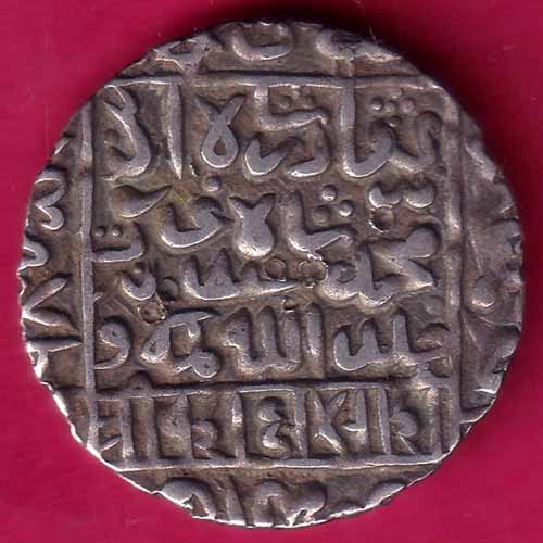 Bengal Sultan Giyath al din Bahadur Shah Silver Tanka Lakhnauti Mint AH 968 Silver Tanka–@HUB5846