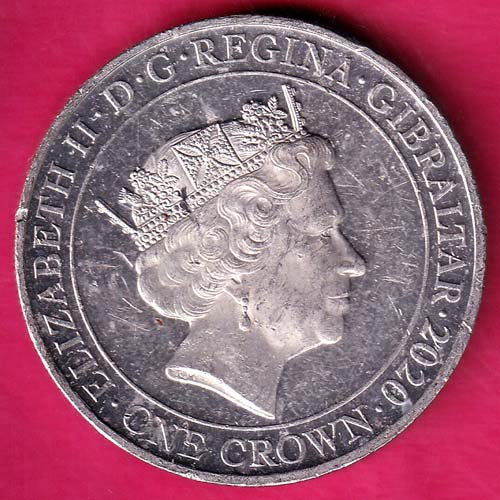 ONE CROWN -ELIZABETH II .D.G.REGINA -2020 :- OO176