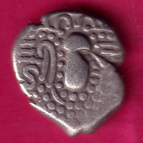 ANCIENT INDIA GADHAYA DYNASTY KING PORTRAIT COIN–@HUB4177
