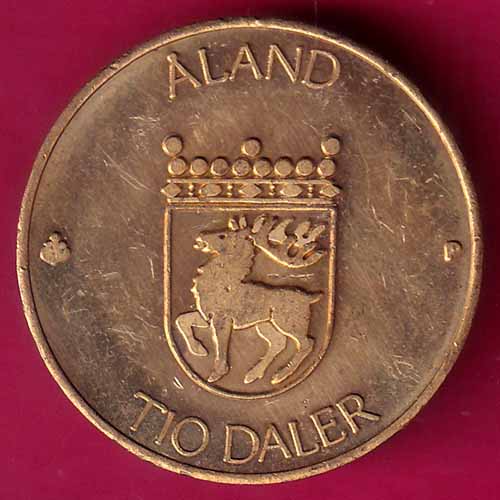 Finland Aland 1991 tiomark –VA141