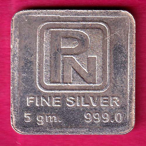 SILVER BAR Weight  – 5.18  gm 