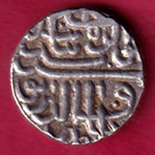GUJARAT SULTAN ah 978 MUZAFFAR SHAH half TANKA SILVER COIN – OO2666