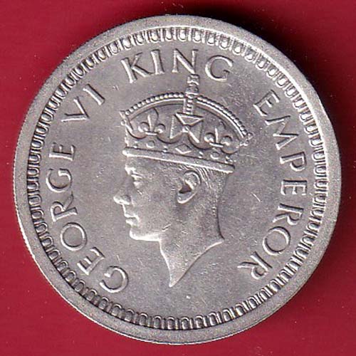 British India 1944 Bombay Mint George VI 