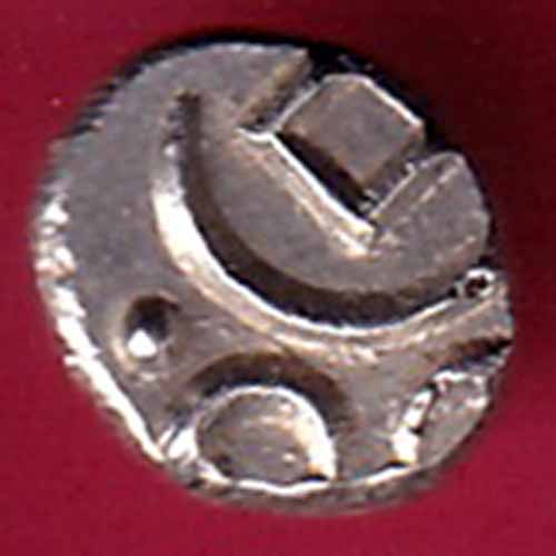TRAVANCORE STATE RAJARAM VERMA IV SILVER CHUKRAM COIN – S1961