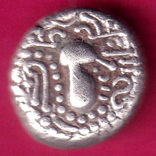 ANCIENT INDIA INDO SASSANAIN TYPE GADHAYA DYNASTY KING PORTRAIT RARE COIN :- OO382