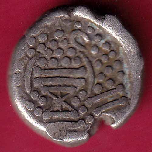 ANCIENT INDIA GADHAYA DYNASTY KING PORTRAIT COIN :- S2590