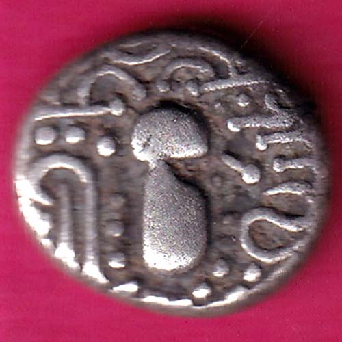 ANCIENT INDIA INDO SASSANAIN TYPE GADHAYA DYNASTY KING PORTRAIT RARE COIN:- OO148