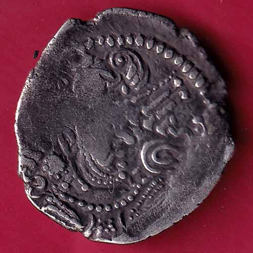 ANCIENT INDIA INDO SASSANIAN SRI HA SERIES RAJASTHAN RARE SILVER COIN:- S2448