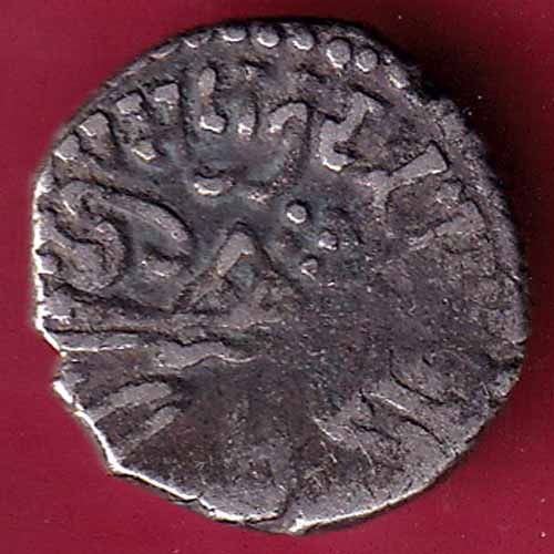 ANCIENT INDIA KSHATRAP DYNASTY KING PORTRAIT SILVER COIN - S1650