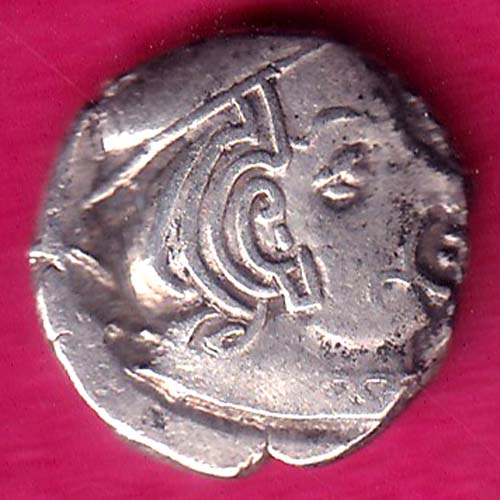 ANCIENT INDIA KSHATRAP DYNASTY KINGS PORTRAIT RARE SILVER COIN :- OO1326