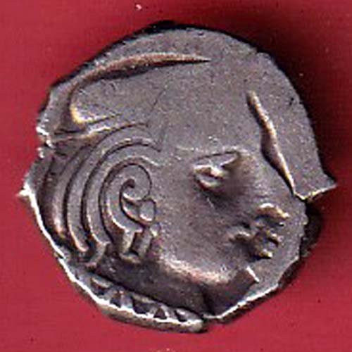 ANCIENT INDIA KSHATRAP DYNASTY KINGS PORTRAIT RARE SILVER COIN:- OO2948