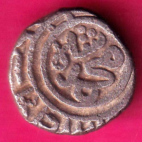 DELHI SULTAN Ala al-Din Muhammad Shah billon 6 GANI RARE COIN  :- OO1594