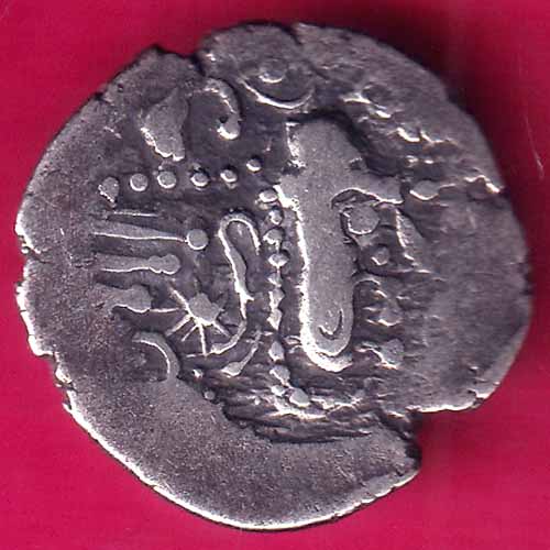 ANCIENT INDIA INDO SASSANIAN SRI HA SERIES RAJASTHAN RARE SILVER COIN :- OO516