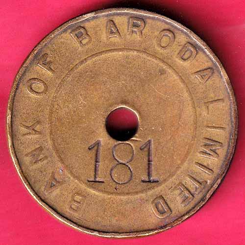 Bank Token:- Bank Of Baroda Limited Branch :- Sayajigunj  [181] - S1471