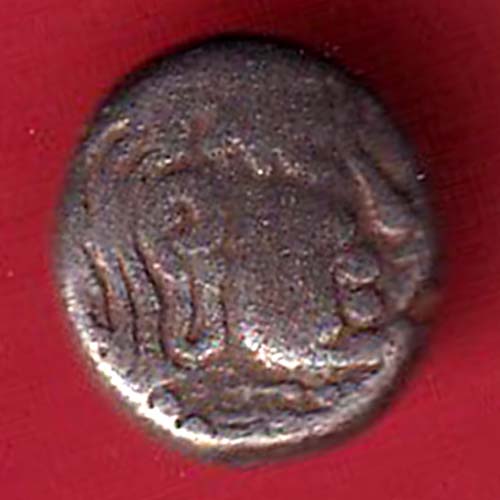 ANCIENT INDIA vallabhi DYNASTY KINGS PORTRAIT RARE SILVER COIN–oo3602