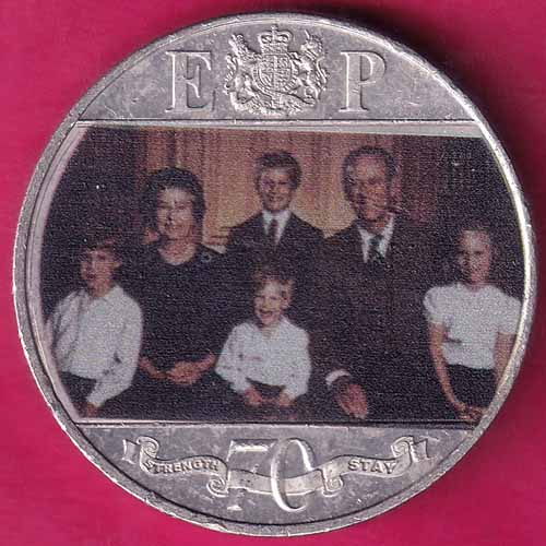 Gibraltar 2021 Elizabeth II D.G.REGINA ONE CROWN RARE COIN -OO643