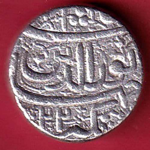 Mughals Jahangir Silver Rupee Ahmedabad mint, Couplet Muzaiyan, month, Azar Ah 1022 Rare Silver Coin–@HUB5505