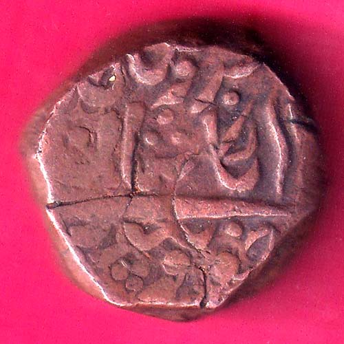 Jodhpur State Maharaja Bhim Singh 1 Takka Rare Copper Coin:- OO1499