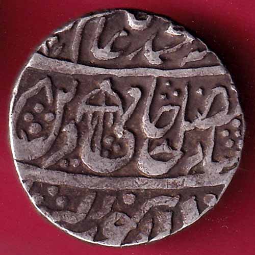 Rohilakhand ,Qasba panipat,Ino shahalam-ii SWASTIKA & UMBRELLA silver rupee :- S2165