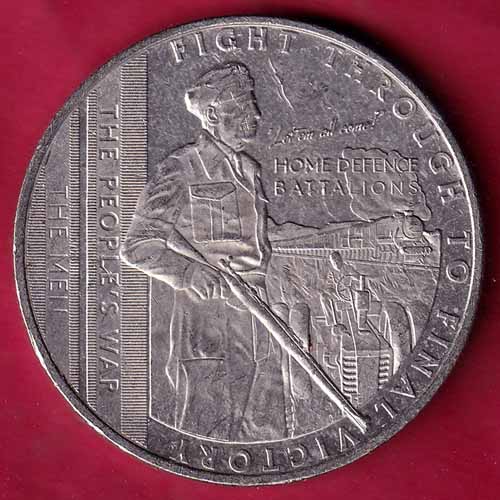 Elizabeth II  D.G. Regina Gibraltar 2021 One Crown Fight Through To Final Victory The Peoples War The Men Home Defence Battalions  – S2039