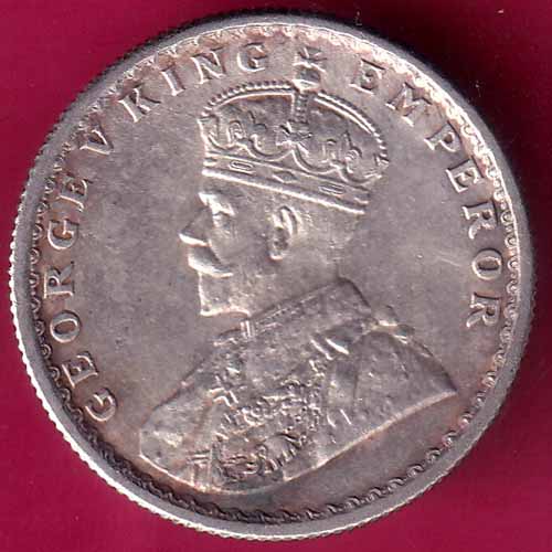 British India king geoge v 1936 HALF Rupee–@HUB3986