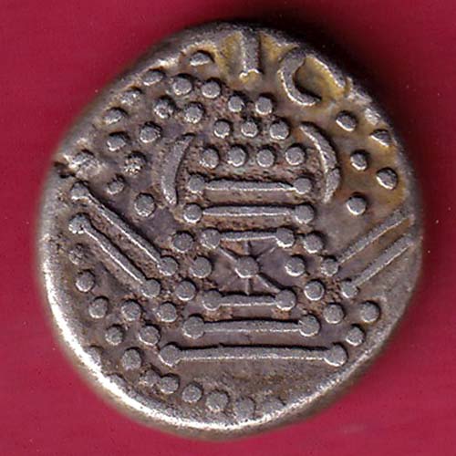 ANCIENT INDIA GADHAYA DYNASTY KING PORTRAIT COIN @HUB1877
