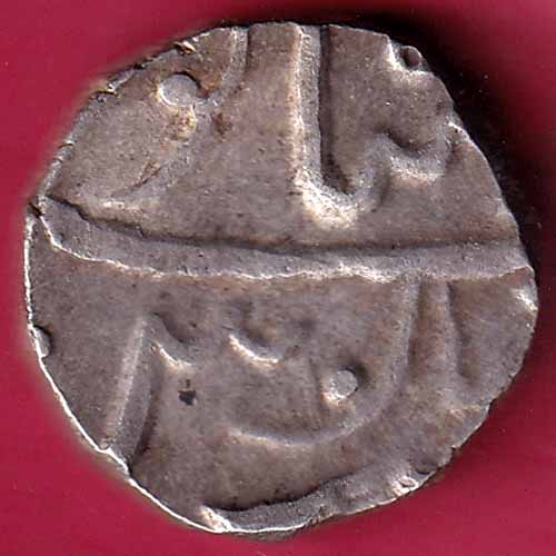MEWAR STATE CHITTOR MINT ONE RUPEE SILVER COIN :- S2376