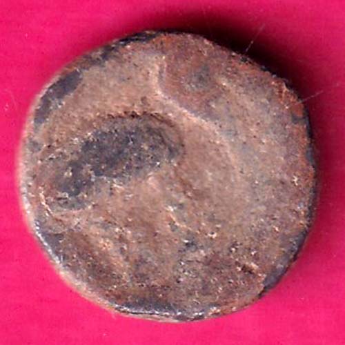 medival coins of india ishvaku dynasty animal potraite lead coin  :-OO2014