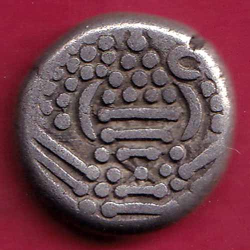 ANCIENT INDIA GADHAYA DYNASTY KING PORTRAIT COIN – S1979