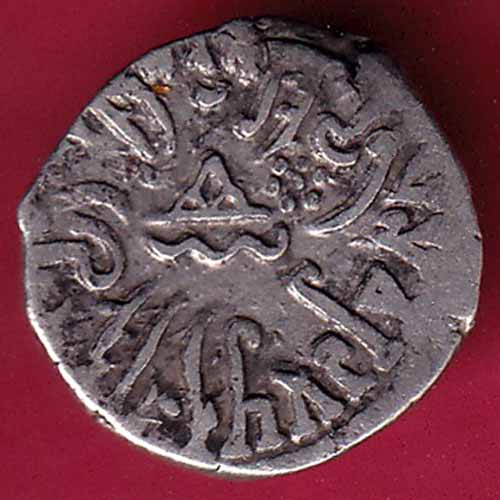 ANCIENT INDIA KSHATRAP DYNASTY KING PORTRAIT SILVER COIN – S1097