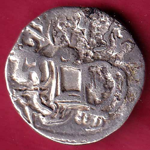 Hindushahia, kabul n gandhara silver drachma horseman n bill type coin :- S2601
