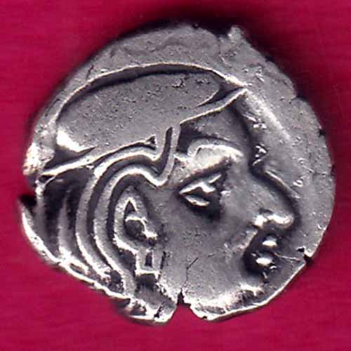 Ancient India Kshtrap Dynasty Kings Portrait Silver Coin –@HUB2190