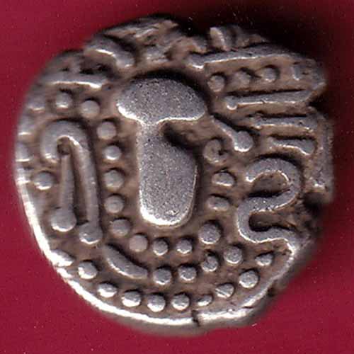 ANCIENT INDIA GADHAYA DYNASTY KING PORTRAIT COIN- S1320