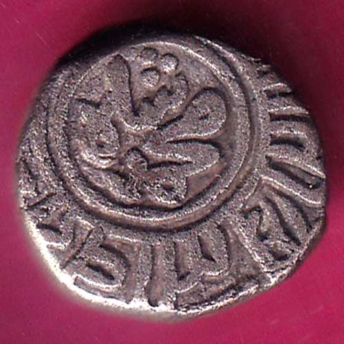 DELHI SULTAN Ala al-Din Muhammad Shah billon 6 GANI RARE COIN -OO1102