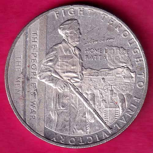 ELIZABETH II .D.G. REGINA GIBRALTAR 2021 - ONE CROWN:- OO491