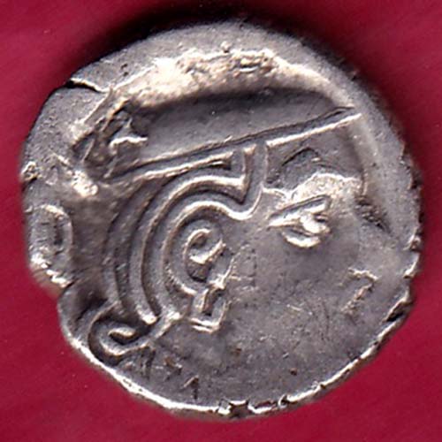 Ancient India Kshtrap Dynasty Kings Portrait Silver Coin –@HUB2039