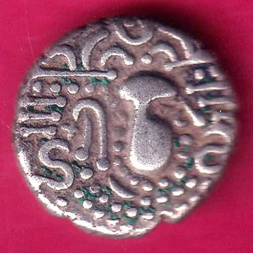 ANCIENT INDIA INDO SASSANAIN TYPE GADHAYA DYNASTY KING PORTRAIT RARE COIN -OO700