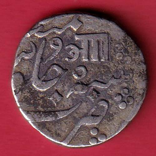 MUGHALS MOHD. AKBAR MAHMUDI RARE SILVER COIN  :- OO4349