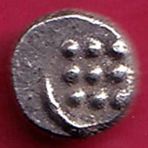 TRAVANCOR STATE RAJARAM VERMA IV SILVER CHUKRAM COIN - S1424