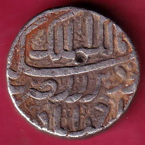 Mughals Jahangir As Salim Ahmedabad Mint One Rupee silver coin - S1600
