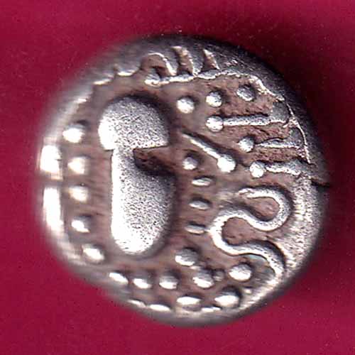 ANCIENT INDIA INDO SASSANAIN TYPE GADHAYA DYNASTY KING PORTRAIT RARE COIN-OO585