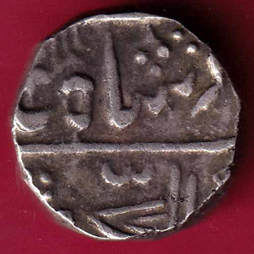 MEWAR STATE CHITTOR MINT ONE RUPEE SILVER COIN–@HUB2261