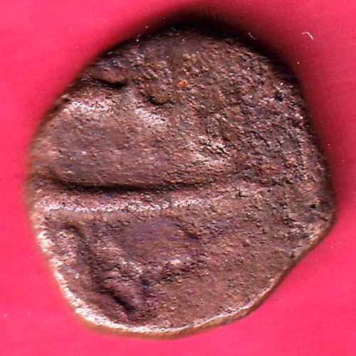 MUGHAL AURANGZEB MAHILAPUR MINT RARE COPPER PAISA  :- @HUB1402