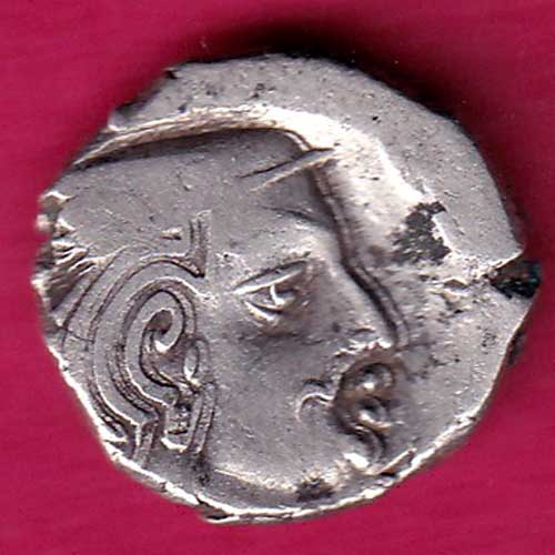 Ancient India Kshtrap Dynasty Kings Portrait Silver Coin- @HUB1985