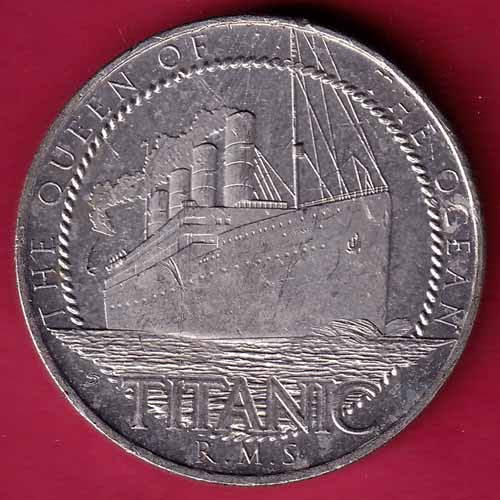 Elizabeth II D.G, Regina Gibraltar 2022 One Crown The Queen Of The Ocean Titanic R.M.S  :- S2255