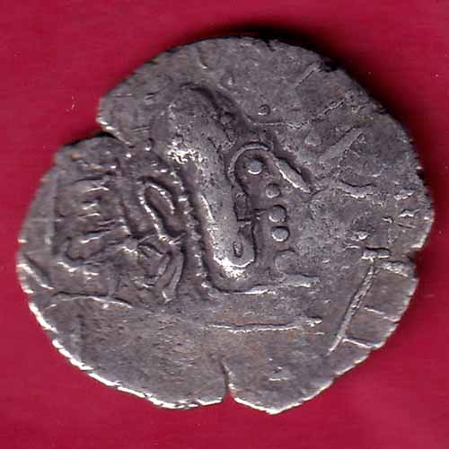 ANCIENT INDIA INDO SASSANIAN SRI HA SERIES RAJASTHAN RARE SILVER COIN –@HUB2297