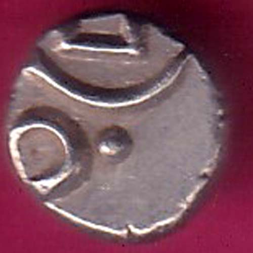 TRAVANCORE STATE RAJARAM VERMA IV SILVER CHUKRAM COIN –@HUB2940
