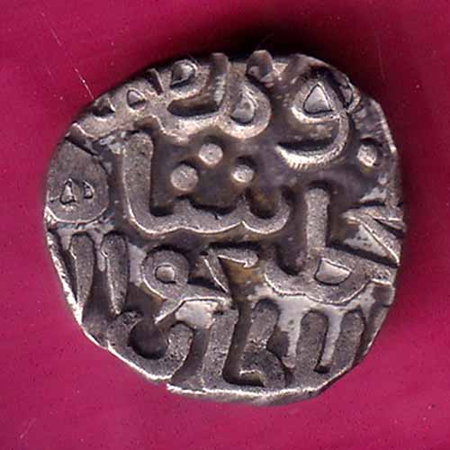 DELHI SULTAN MUHAMMAD BIN TUGHLOUQUE SHAH 6 GANI COIN–@HUB3611