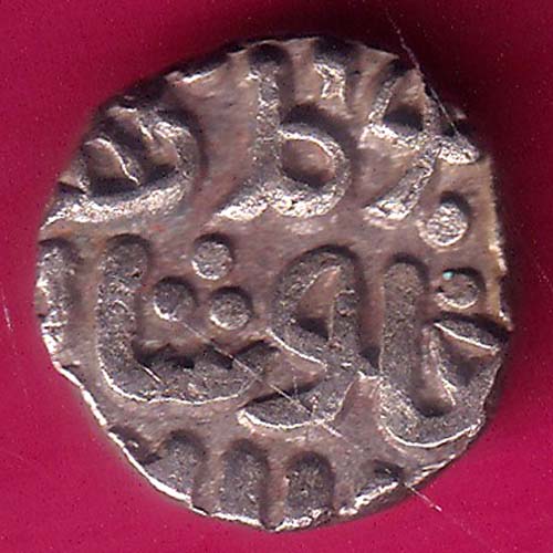 DELHI SULTAN 715-727 Ghiyath al-din Tughluq billon 4 Gani Scare COIN:- OO1585